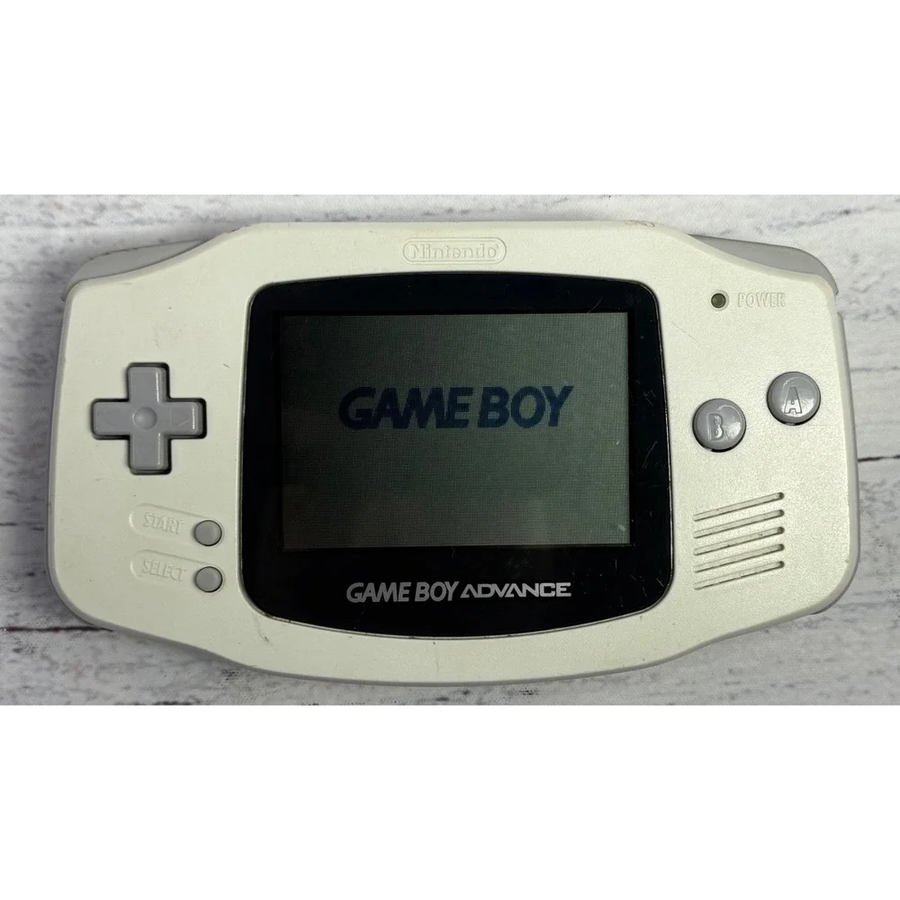 Nintendo‎ Game Boy Advance White AGB-001 Console Super Mario Advance Bundle